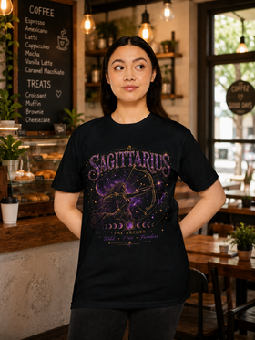 Sagittarius Zodiac T-Shirt β The Archer Constellation Graphic Tee